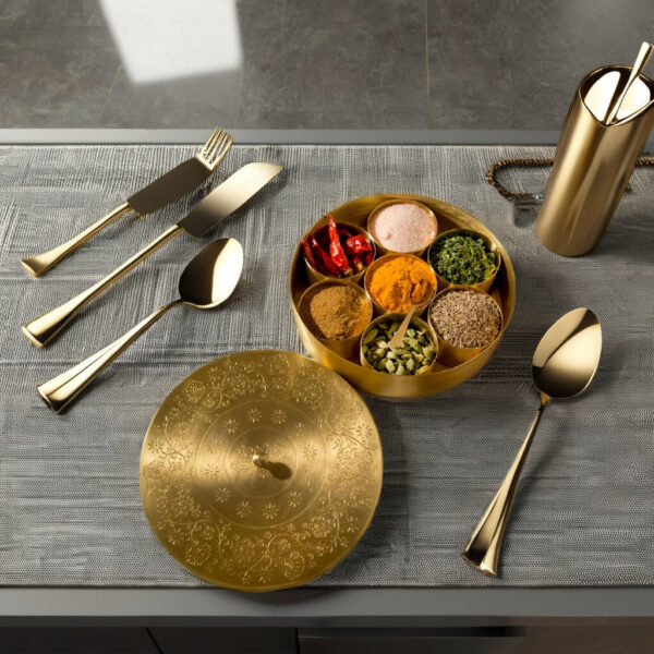 Stainless Steel GOLD PVD Flatware Set - Image 5