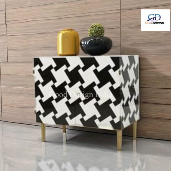 Bone & Resin Inlay Coffee Table - Image 3