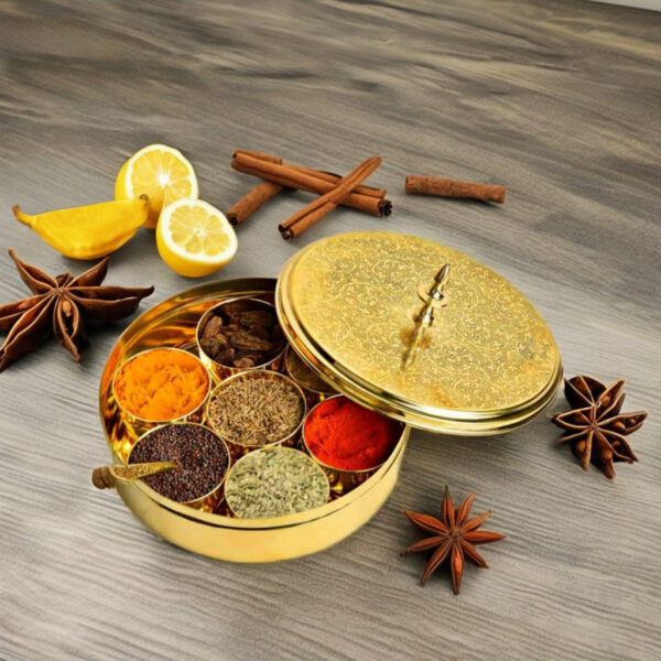 Brass Spice Box