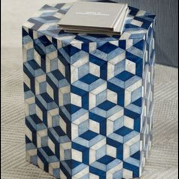Bone & Resin Inlay Coffee Table - Image 5
