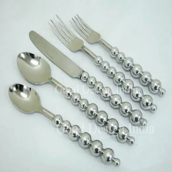 Stainless Steel Flatware Set - Image 3
