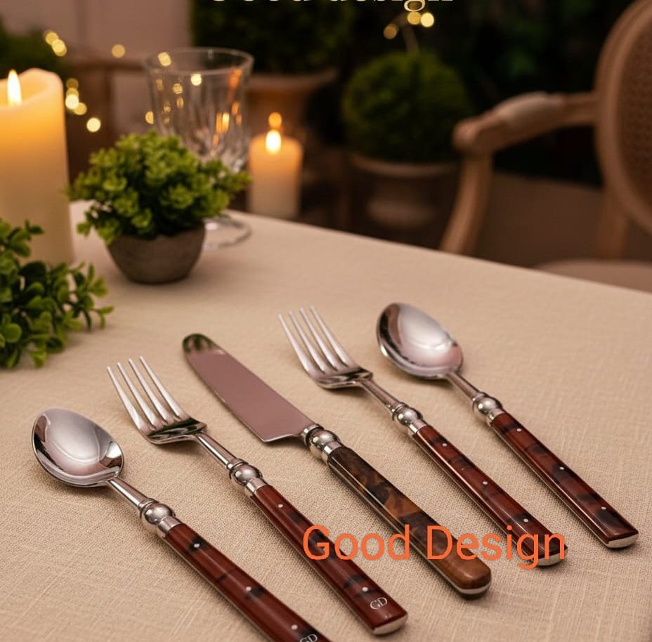 Luxury Bone / Horn Flatware & Resin Flatware Set